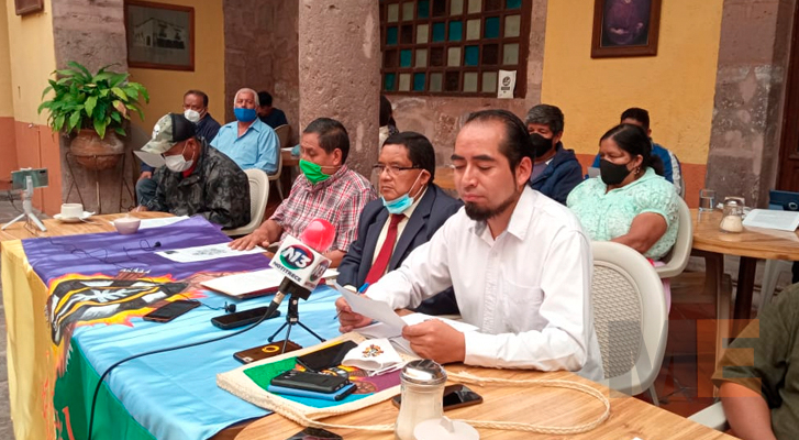 Comunidades indígenas emplazan a Gobierno de Michoacán cumplir con acuerdos