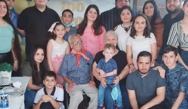 Don Francisco Díaz Millán celebra sus 100 años junto a su familia