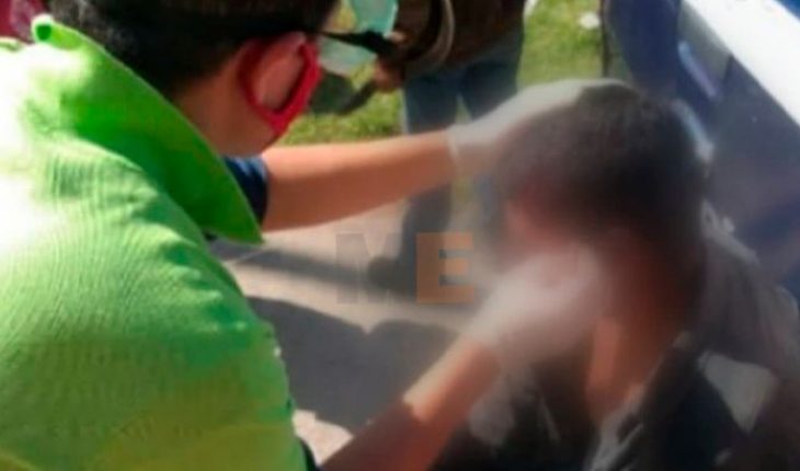 Hieren a hombre con un machete en la cabeza en Zitácuaro, Michoacán