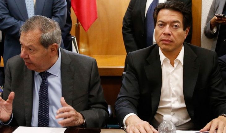 INE ordena a Mario Delgado y Muñoz Ledo retirar publicidad por encuesta