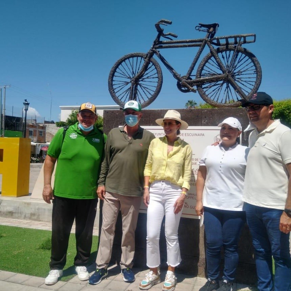 Invita Quirino Ordaz a utilizar bicicletas en Escuinapa