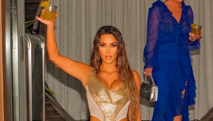 Kim Kardashian se voló la barda y realizó su cumpleaños en isla privada para evitar el covid (Fotos)