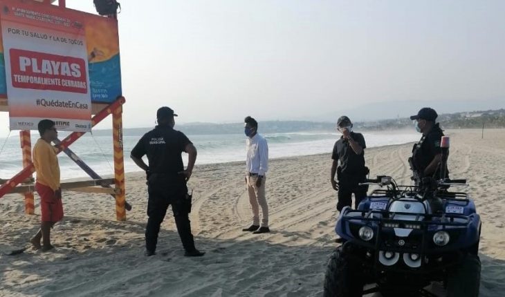 Ley seca y cierre de playas en Puerto Escondido, Oaxaca, por rebrotes