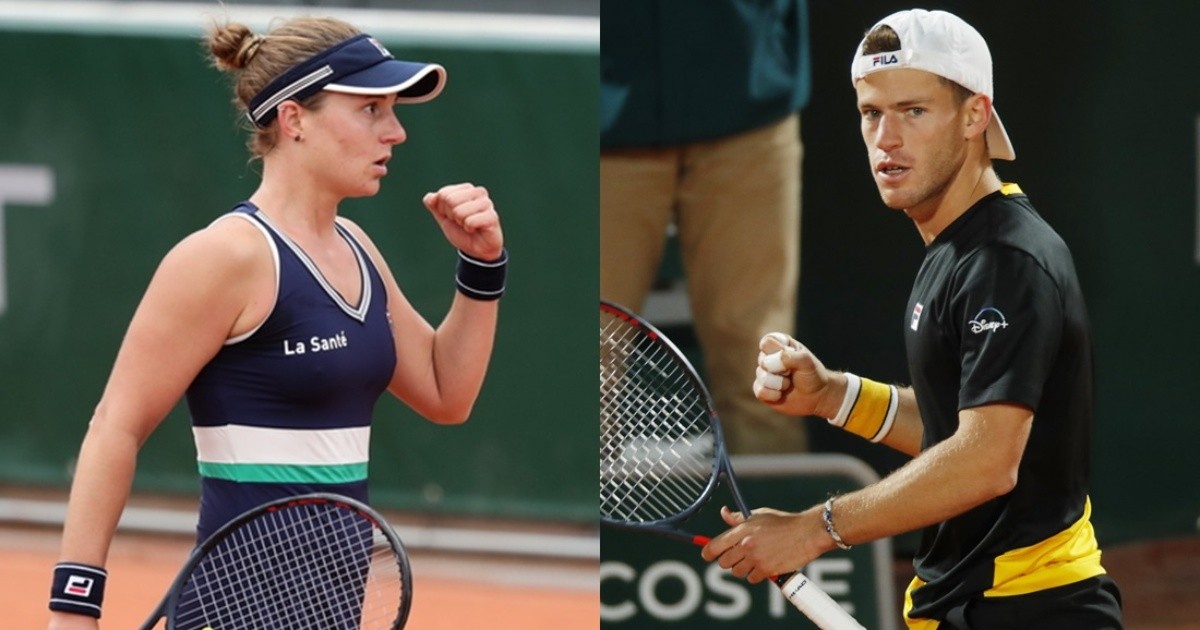 Nadia Podoroska y Diego Schwartzman van por la hazaña en Roland Garros: horario y tv en Argentina