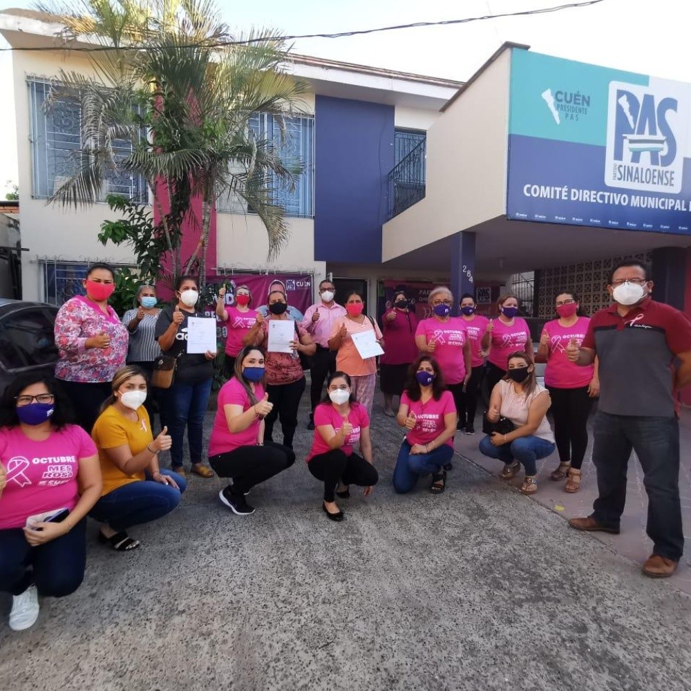 Partido Sinaloense se suma a la lucha contra el cáncer de mama
