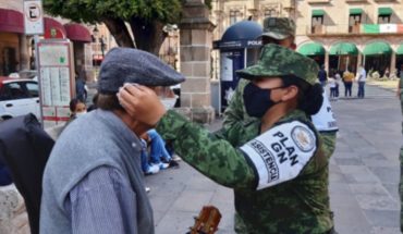 Polícia Morelia y Guardia Nacional mantienen vigilancia para evitar la propagación del COVID-19