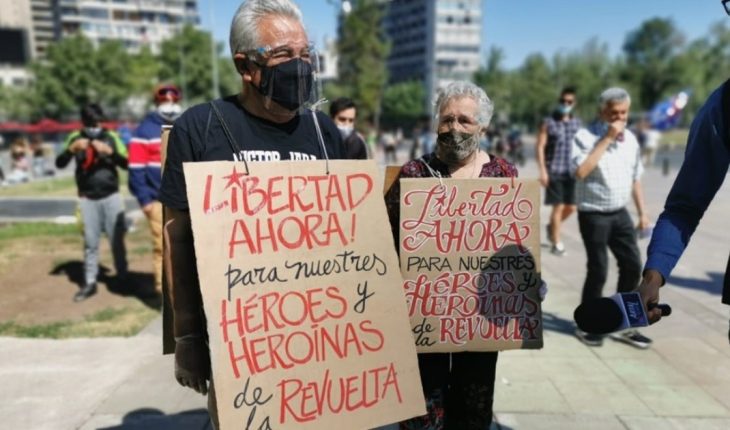 Realizan una manifestación masiva a un año del “estallido” en Chile