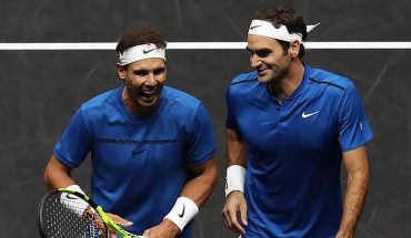 Roger Federer felicitó a Nadal por igualar su récord de 20 victorias en Grand Slam