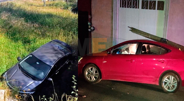 Se registran 2 accidentes automovilísticos, en Morelia y Charo