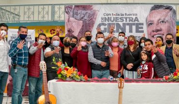 Torres Piña recibe apoyo en Paracho para Gobernador