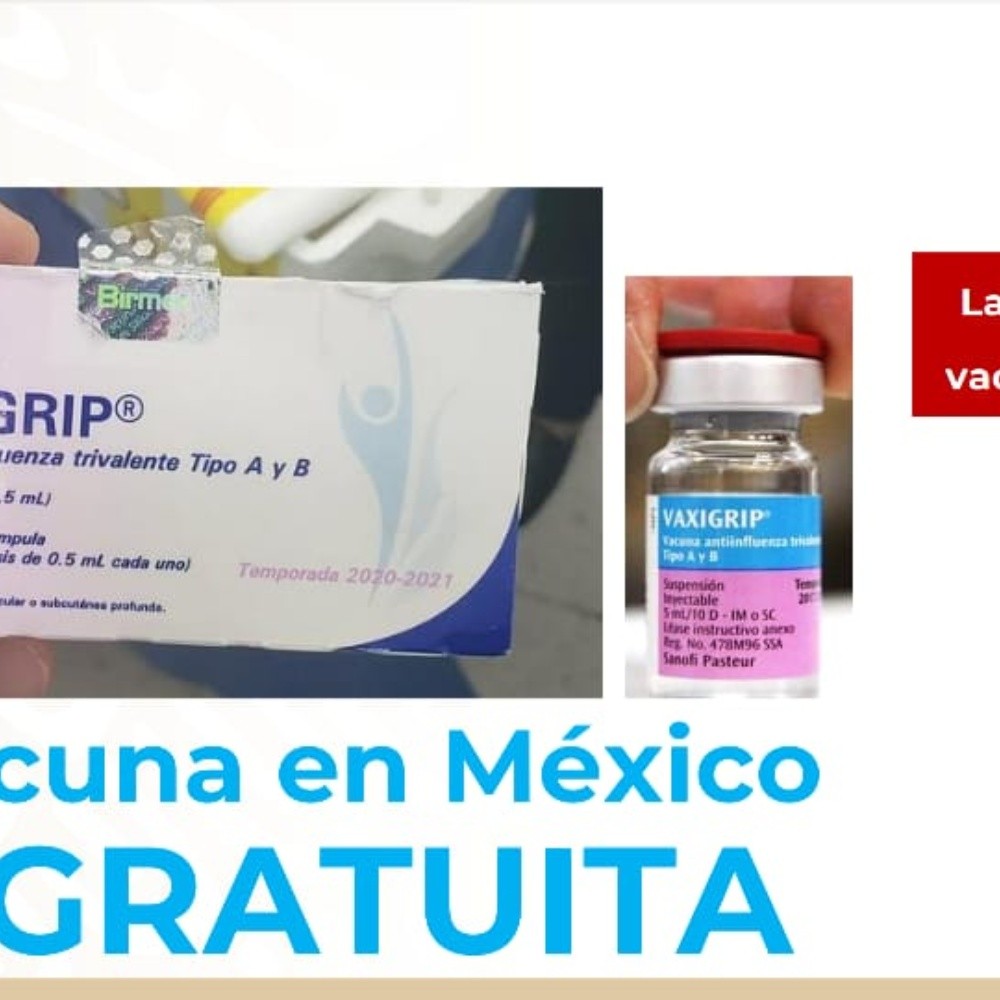 Venta de Vaxigrip es ilegal en México afirma Hugo López-Gatell