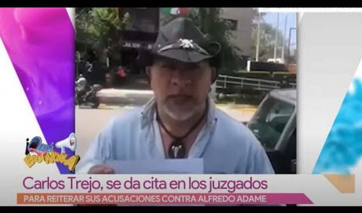 Video: Carlos Trejo quiere a Alfredo Adame en la cárcel | Vivalavi
