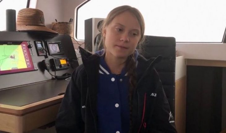 translated from Spanish: Greta Thunberg declares support for Biden for the U.S. presidential election.