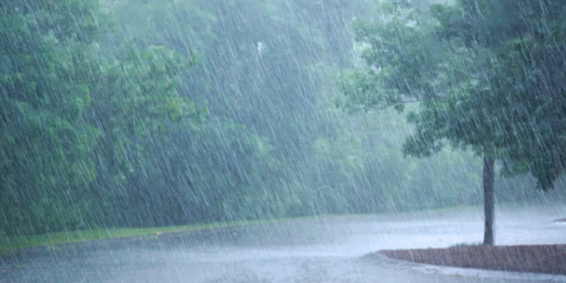 Heavy spot rains in areas of Veracruz, Chiapas, Tabasco, Campeche, Yucatan and Quintana Roo