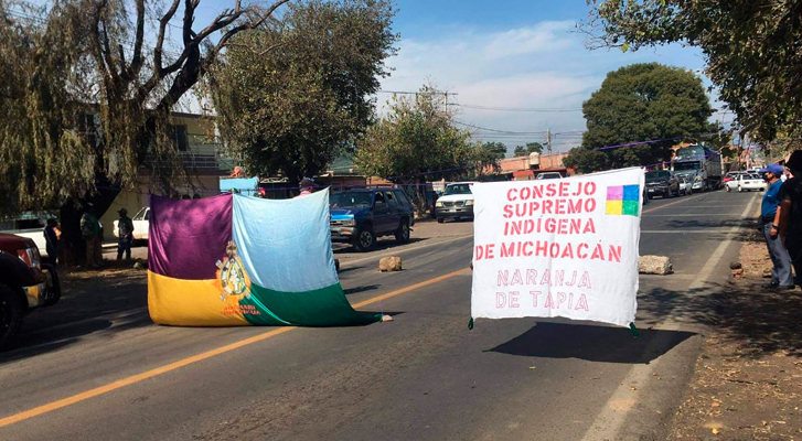 Indigenous Supreme Council blocks 4 roads in Michoacán