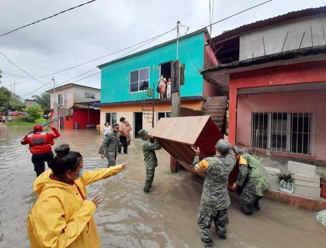 It is issued alert for heavy rains in Chiapas, Veracruz and Tabasco
