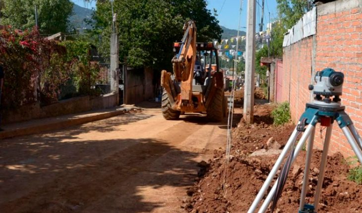 translated from Spanish: Morelia Government continues with works in tenures and communities