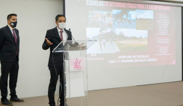 translated from Spanish: Morelia government promotes with actions and programs the masification of sport