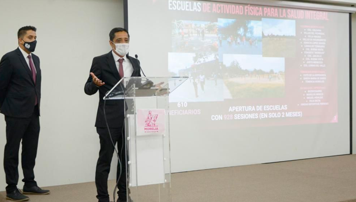 Morelia government promotes with actions and programs the masification of sport