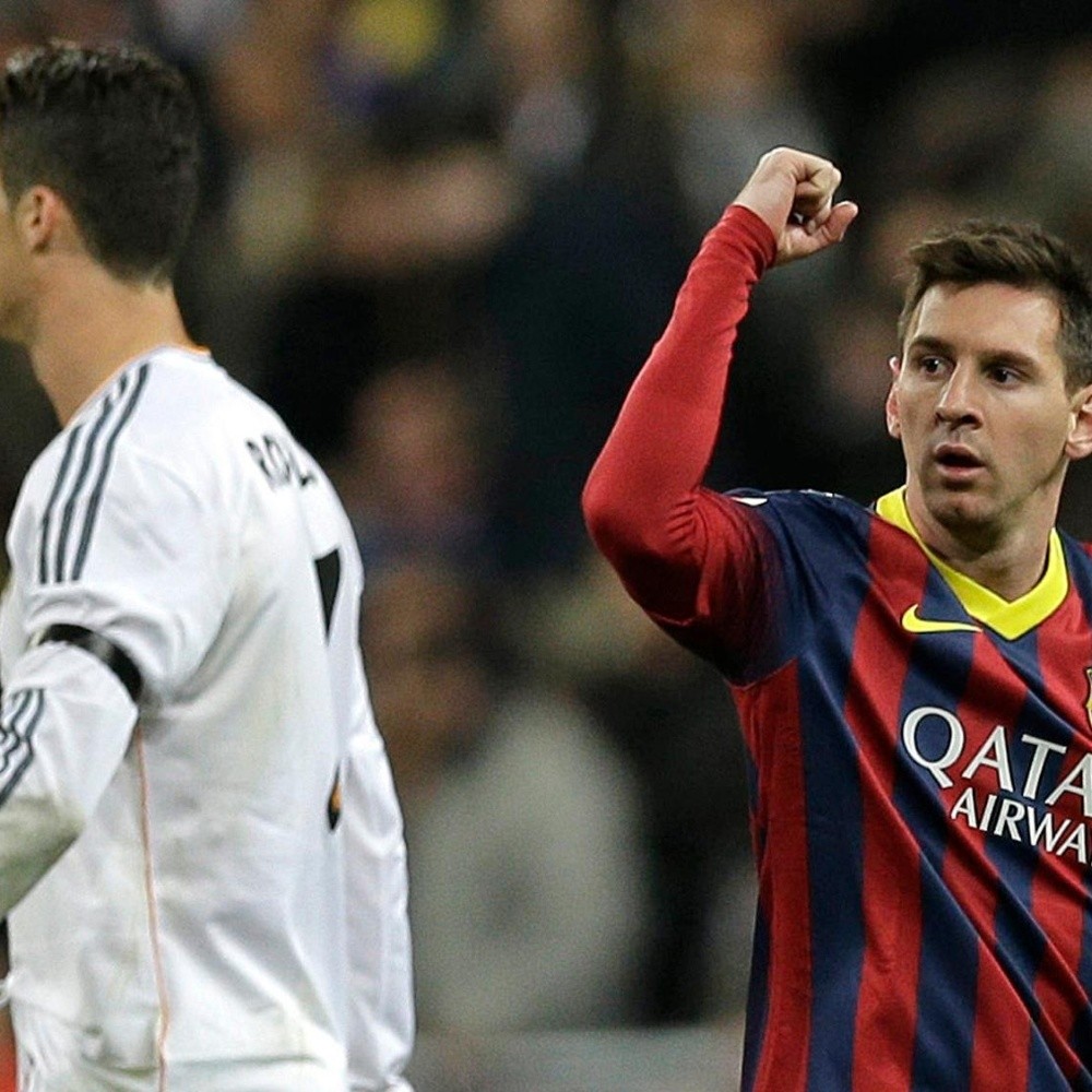 Scorer figure of Lionel Messi and Cristiano Ronaldo without penalties