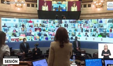 translated from Spanish: Senate approved a project on gender parity in media