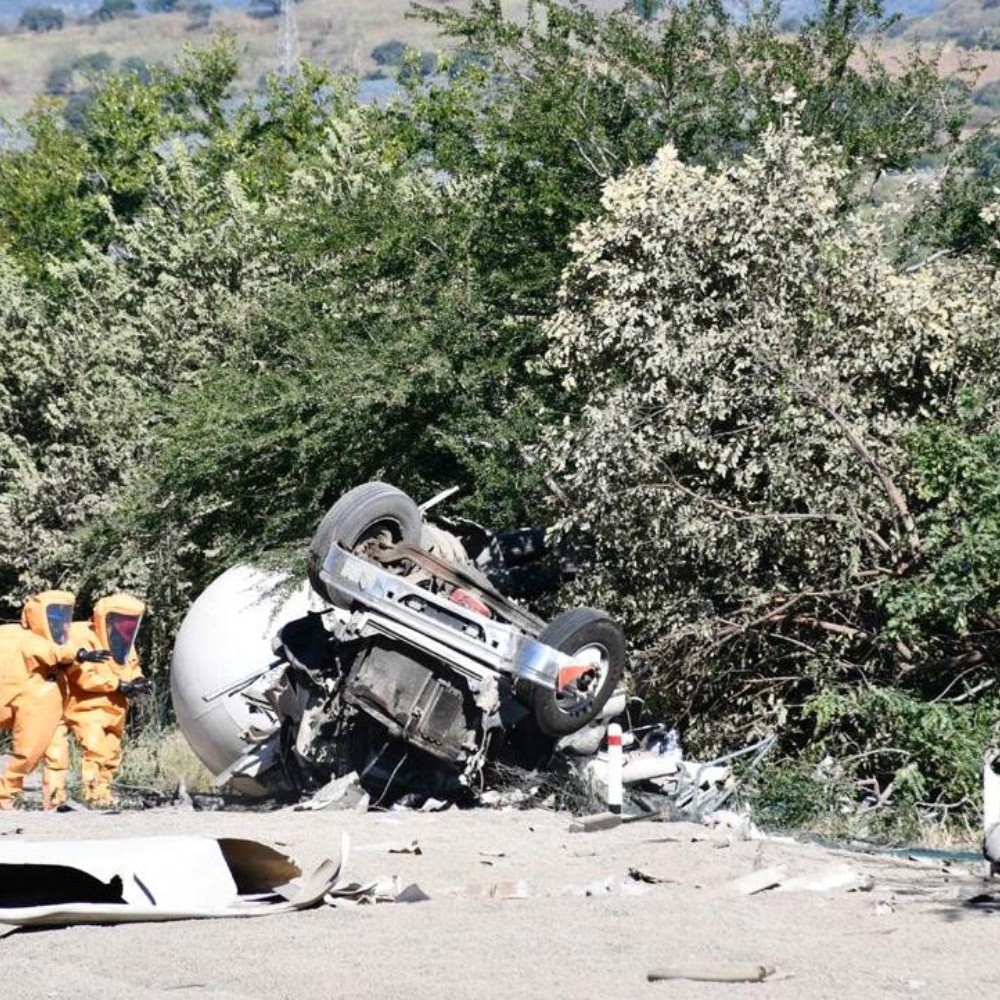 Strong overturning is reported on Guadalajara highway