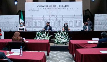 translated from Spanish: The plenary of Congress is notified of the final absence of Ocampo’s edil
