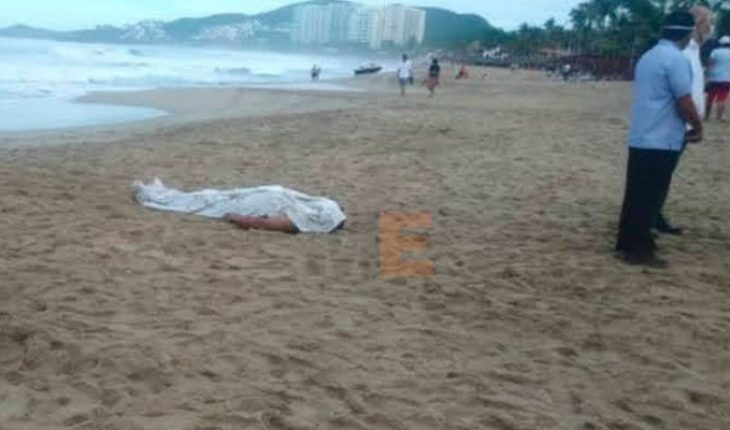 translated from Spanish: The young man who was swallowed by the sea in Zihuatanejo, Guerrero, has already been located