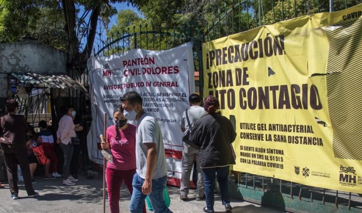 translated from Spanish: With 181 more deaths, Mexico accumulates 88,924 COVID deaths