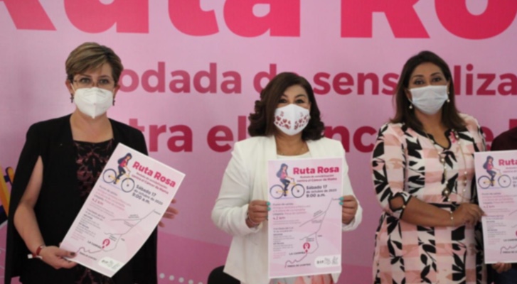 With Ruta Rosa, DIF Morelia commemorates breast cancer month