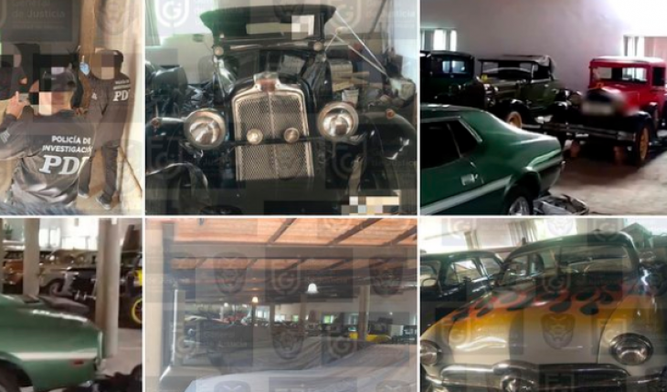translated from Spanish: secure 41 classic cars, quad bikes and artworks