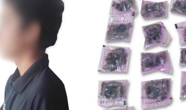 Adolescente es detenido con dosis de droga en Culiacán