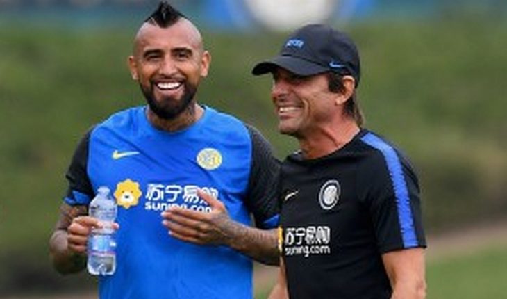 Antonio Conte: “Estaría contento con Vidal incluso si lo pusiera en el arco”