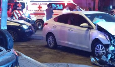 Choque en Tres Ríos deja 4 heridos en Culiacán