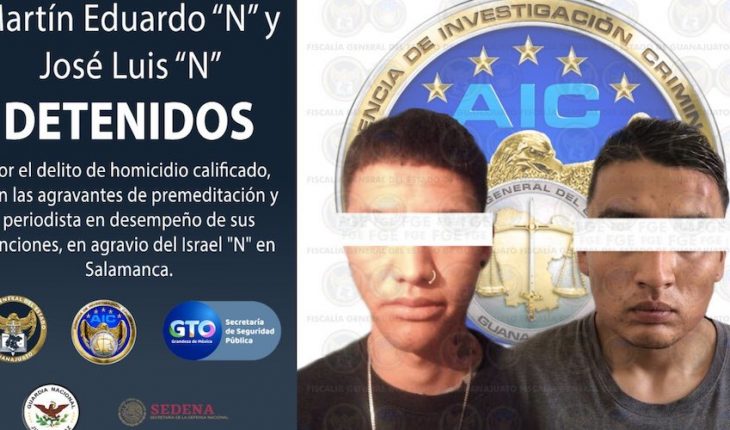 Detienen a presuntos asesinos del periodista Israel Vázquez en Guanajuato