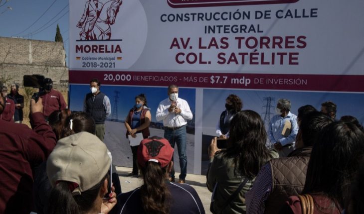 El Gobierno de Morelia ha invertido 23 millones de pesos en obra pública en la colonia Satélite