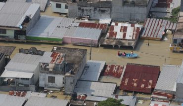 En fotos?: Tabasco, así se ven sus calles desbordadas por el agua