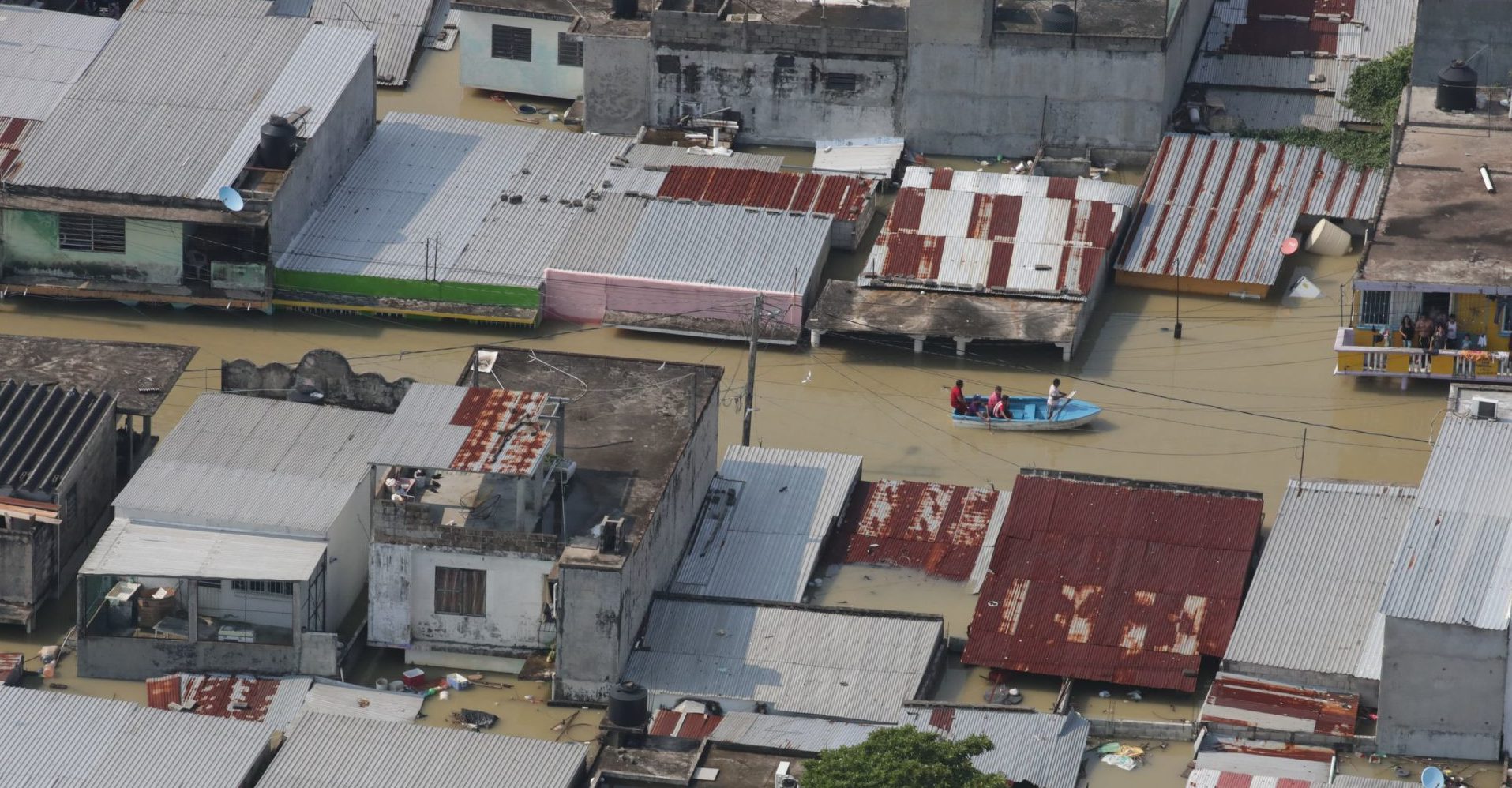 En fotos?: Tabasco, así se ven sus calles desbordadas por el agua
