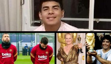 Legislatura porteña aprobó la 'Ley Fernando', Messi y el Barcelona recordaron a Maradona, homenaje a Rosario Bléfari en el Festival de Mar del Plata, primeras imágenes de Tom Holland en "Cherry", el hilo de fotos de Meryl Streep, y más…