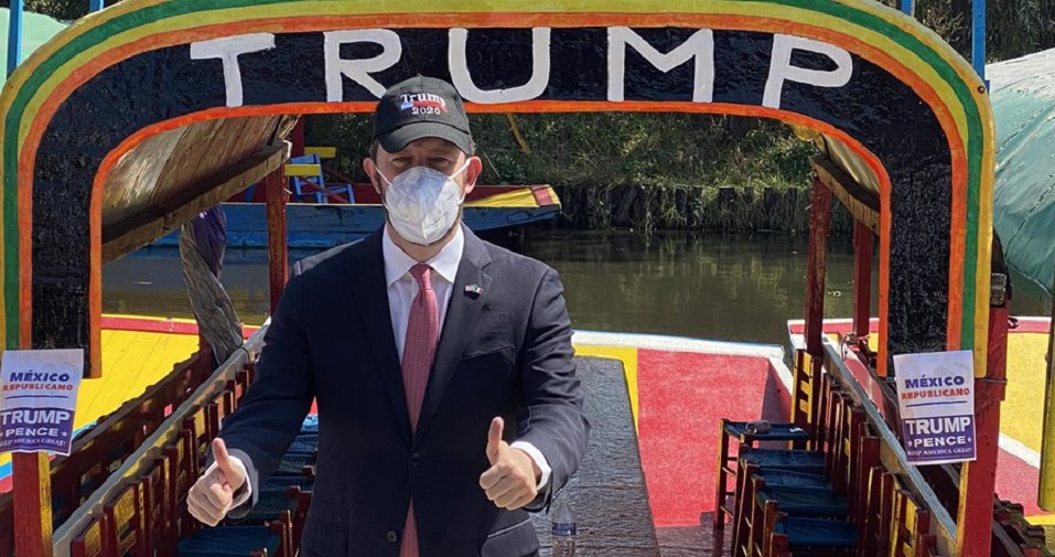 Republicanos hacen 'caravana' por Trump en la CDMX