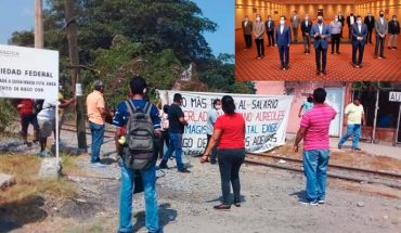 Silvano Aureoles y empresarios vuelven a pedir a federación arregle toma de vías férreas (video)