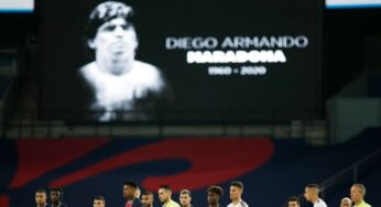 Un sábado cargado de homenajes a Maradona en el fútbol europeo