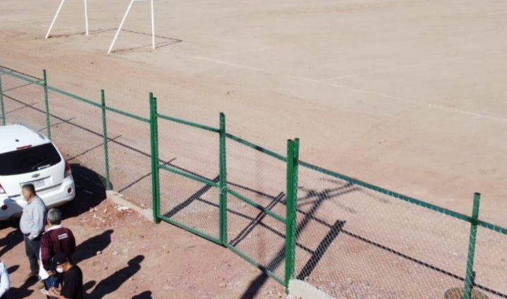 Ya casi concluye construcción de estadio de futbol en Choacahui, Ahome