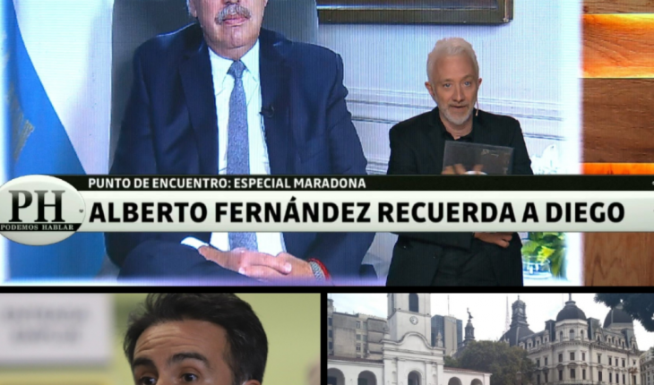translated from Spanish: Alberto Fernandez about Maradona: “If I had to say something to Diego it would be “thank you”; Luque, Maradona’s doctor: “I’m absolutely sure I did my best with Diego”; This Tuesday in Plaza de Mayo, producers will protest again with another “fruit”