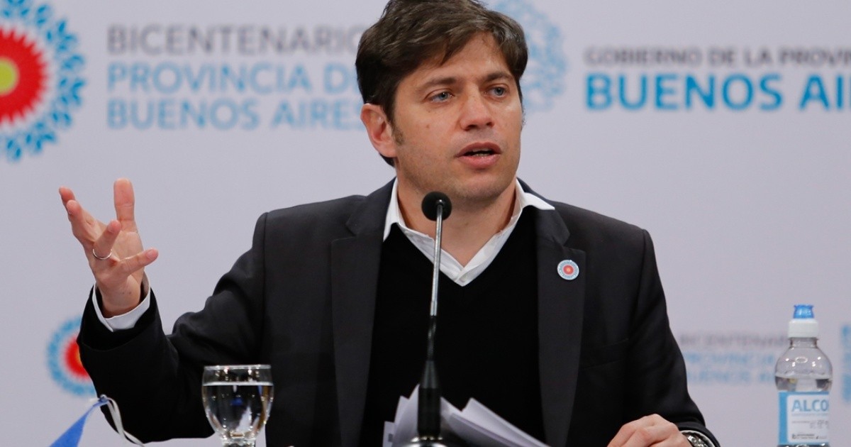 Axel Kicillof: "Let's move from flattening to crushing the contagion curve"