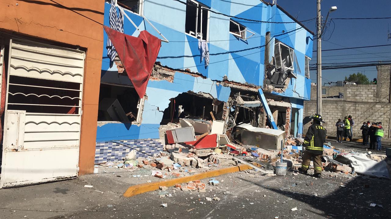 It operates pizzeria in Azcapotzalco by gas accumulation; there are two injured