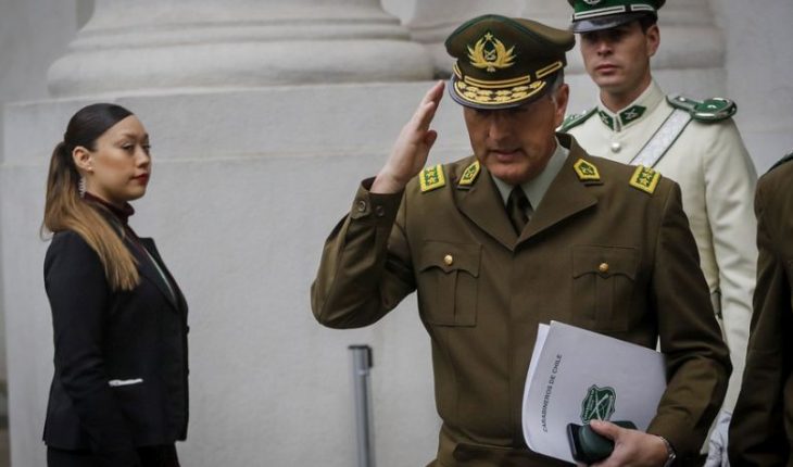 translated from Spanish: Mario Rozas leaves Carabineros and Piñera said he had the “greatest appreciation, admiration and gratitude” for his work