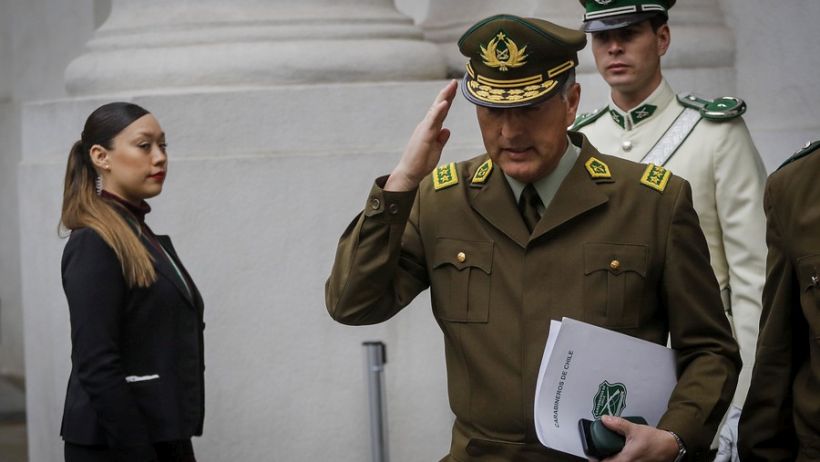 Mario Rozas leaves Carabineros and Piñera said he had the "greatest appreciation, admiration and gratitude" for his work