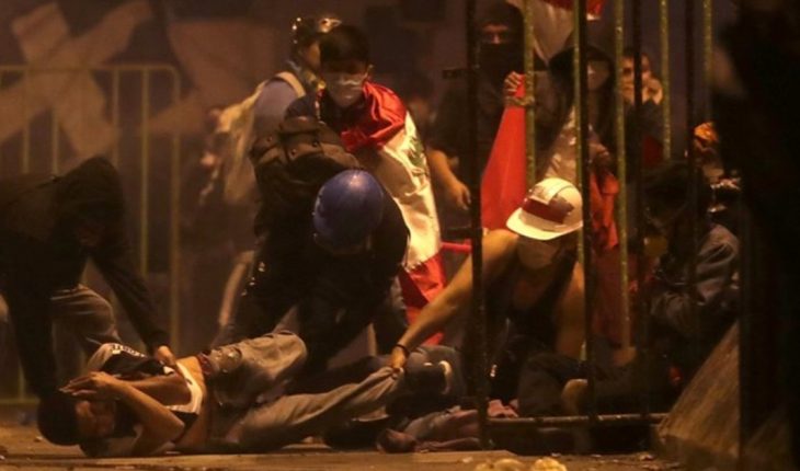translated from Spanish: Protests in Peru: Police left two dead and 93 wounded
