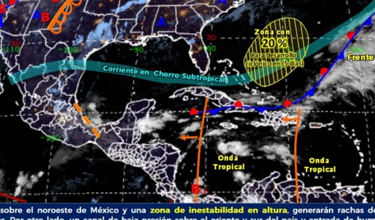 translated from Spanish: Rains continue in the south